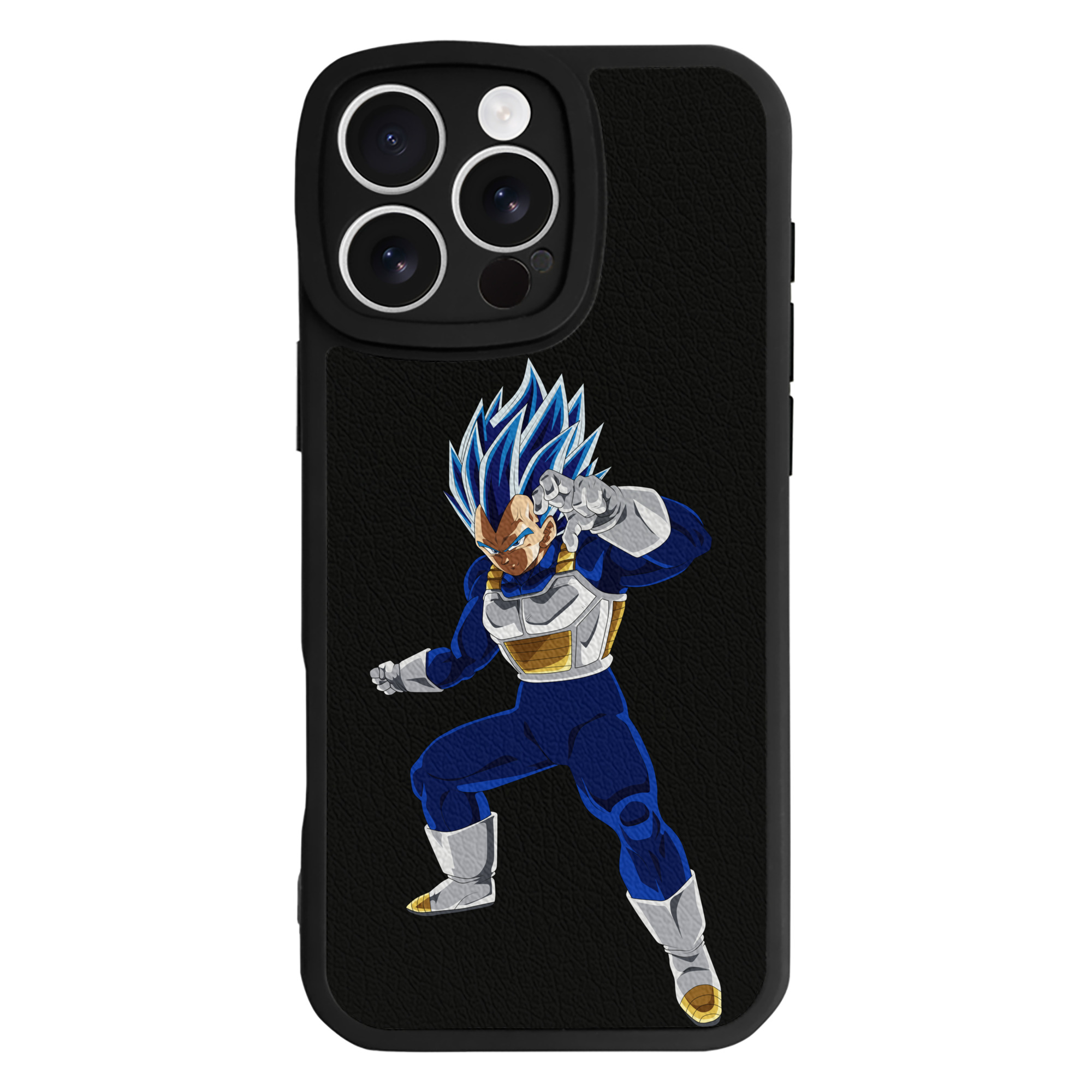 （画像用） ドラゴンボール ベジータ四世（Bejīta Yonsei）DRAGON BALL Vegeta IV 【iPhone 16シリーズ対応】シリコンスマホケース（レザー調） 材質：シリコン